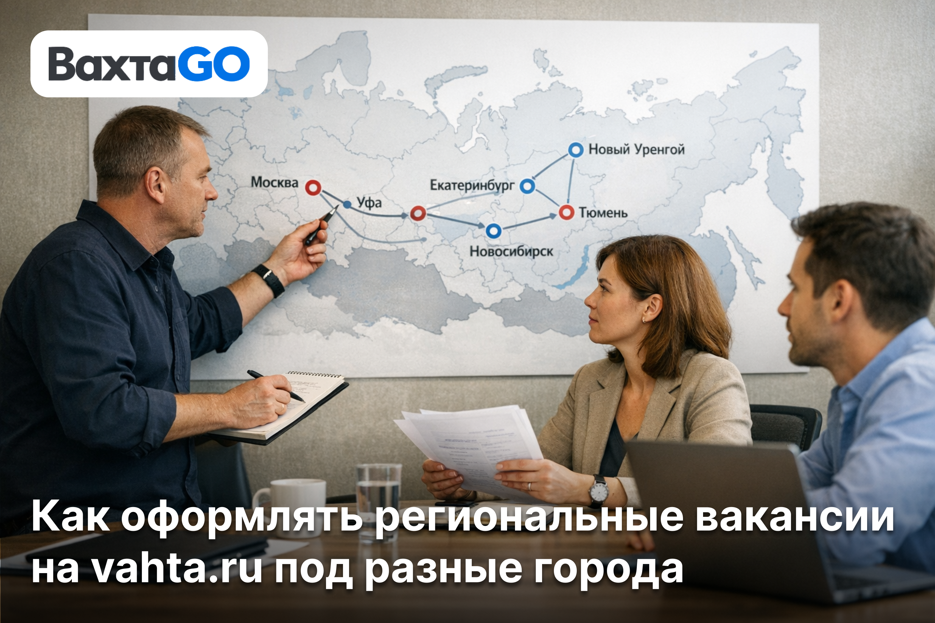 Как оформлять региональные вакансии на vahta.ru под разные города