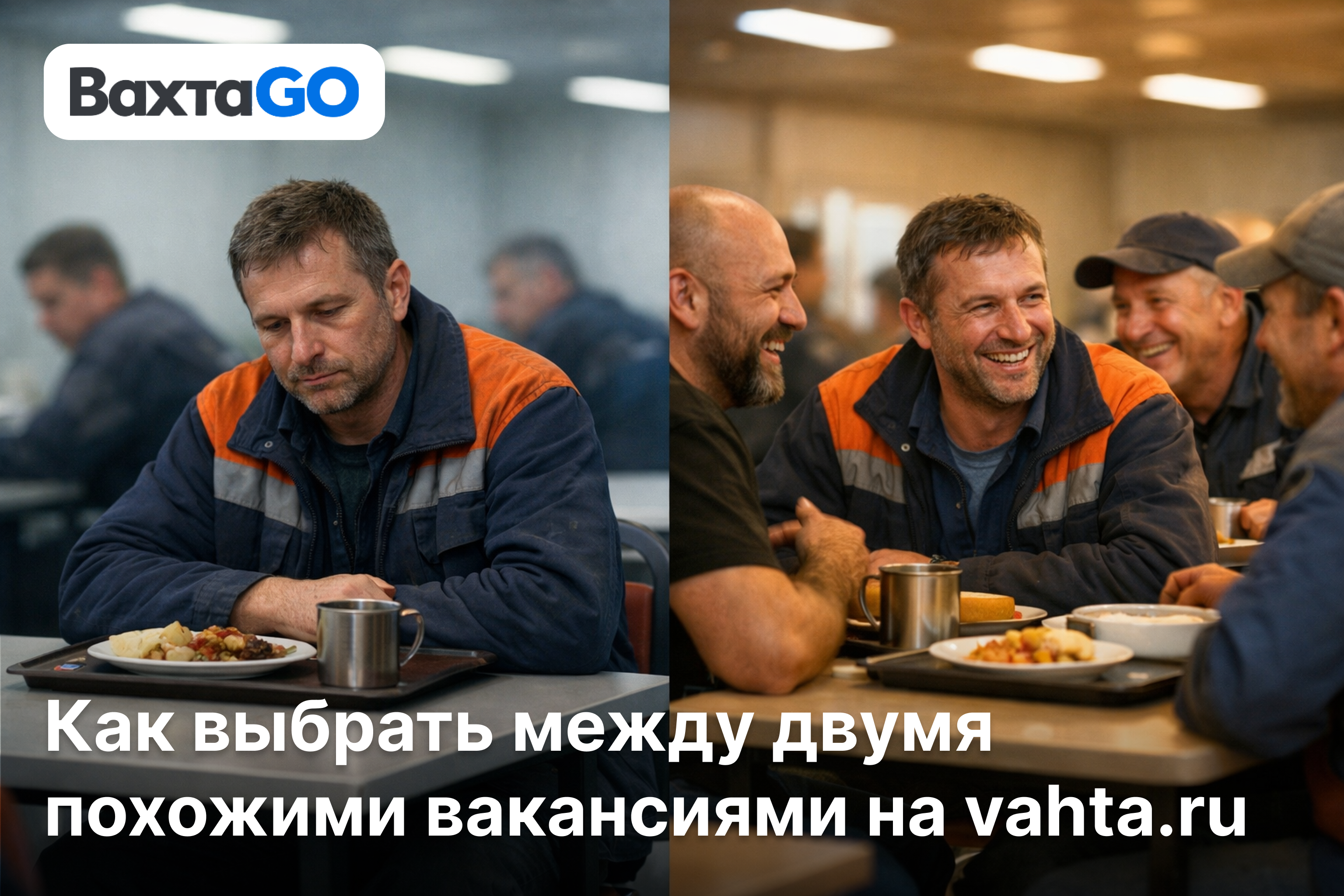 Как выбрать между двумя похожими вакансиями на vahta.ru