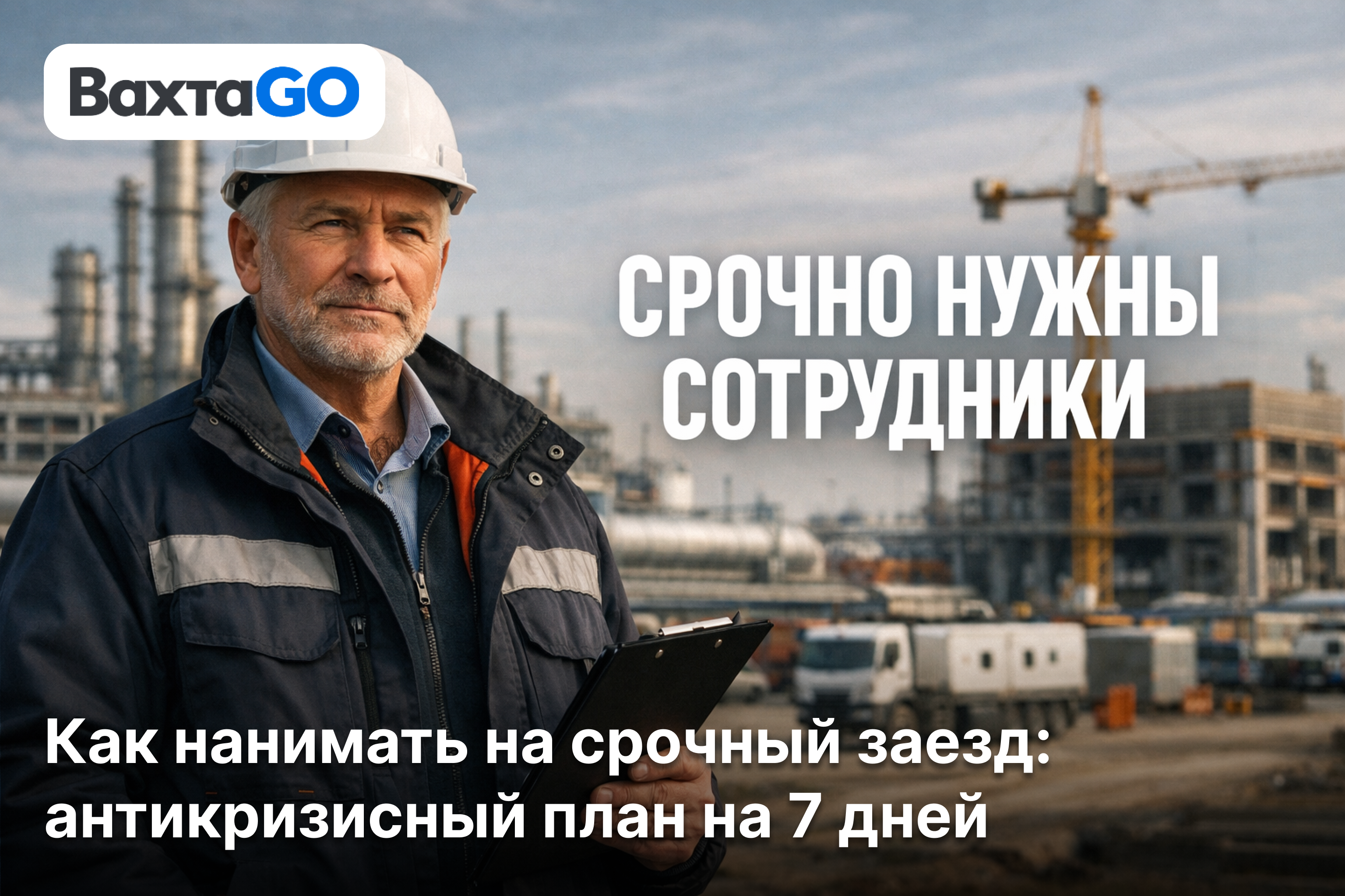 Как нанимать на срочный заезд: антикризисный план на 7 дней