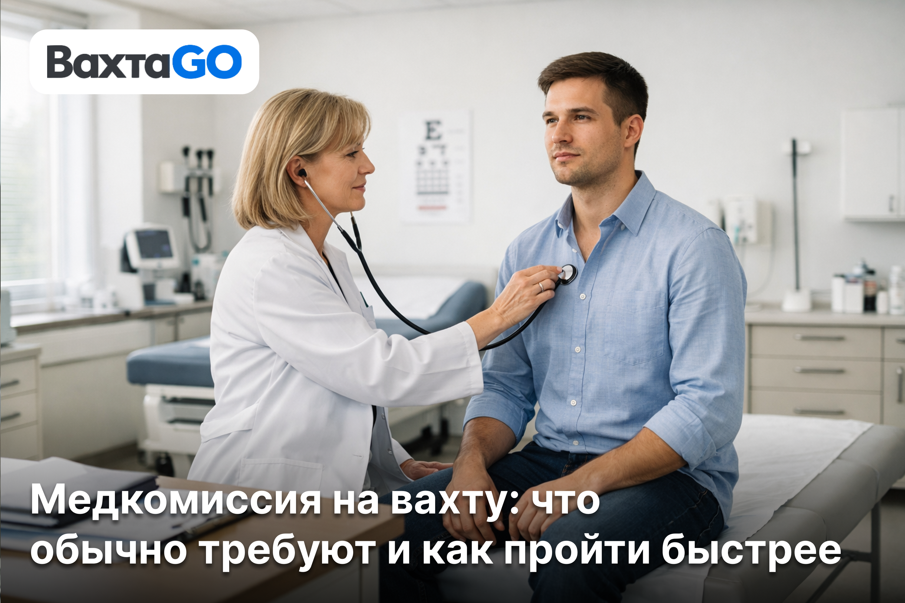 Медкомиссия на вахту: что обычно требуют и как пройти быстрее